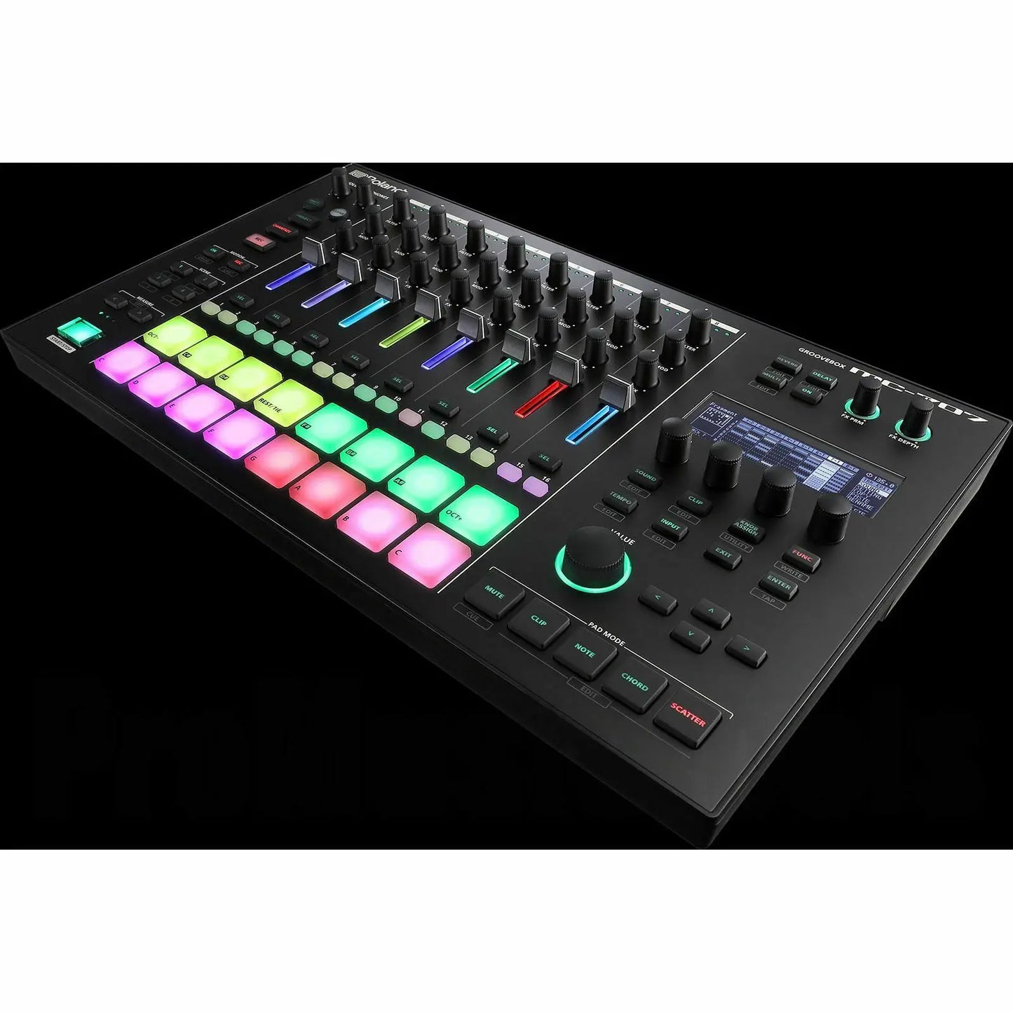 Roland MC-707 Groovebox Professional Music Production Workstation Production Tool
