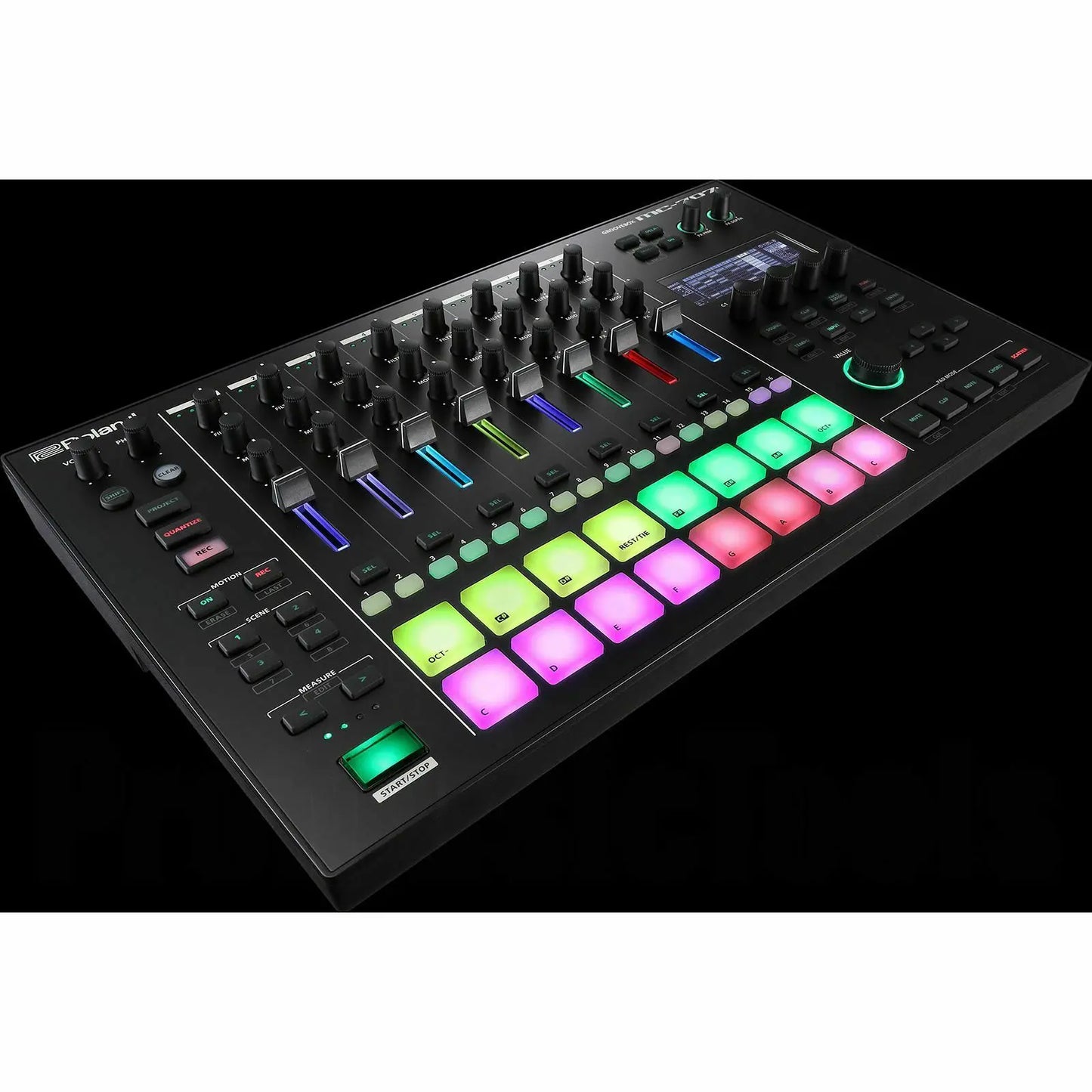 Roland MC-707 Groovebox Professional Music Production Workstation Production Tool