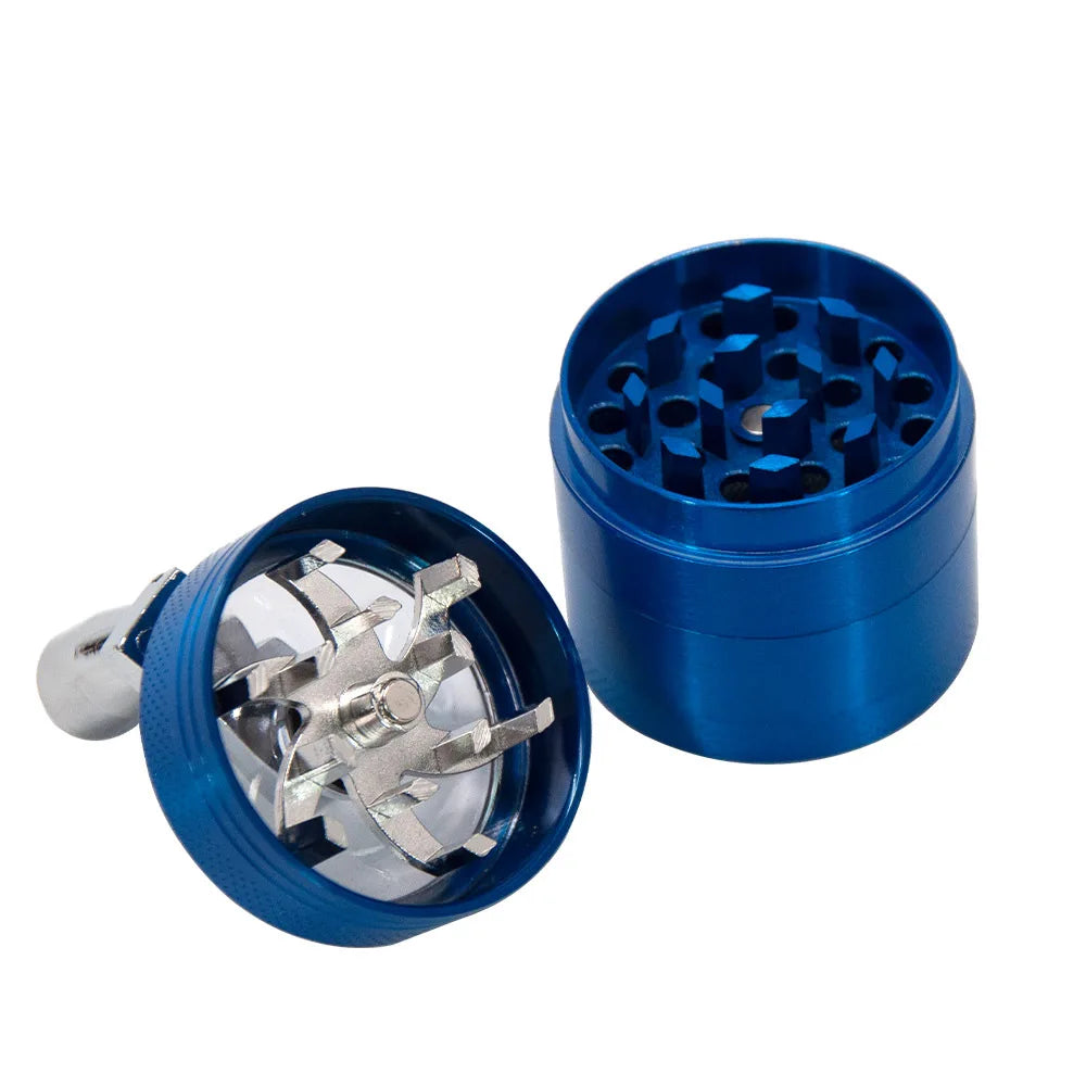 Metal Tobacco Grinder, Herbal Crusher, Smoke Manual, Kitchen Herb, 4 Layer Grinders, Spice Mill, Cigarette Accessories, 40mm