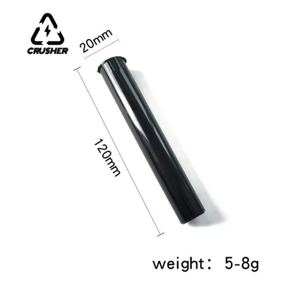 CRUSHER 10pcs Cigarette Paper Sealed Container 120mm KING SIZE Pill Box Plastic Tubes Tablets Storage Holder Smoking Accessories