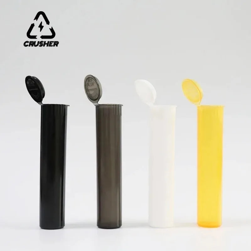 CRUSHER 10pcs Cigarette Paper Sealed Container 120mm KING SIZE Pill Box Plastic Tubes Tablets Storage Holder Smoking Accessories