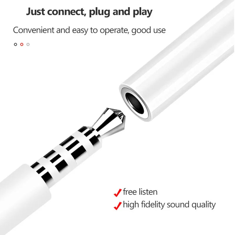 Lightning Earphone Adapter Lightning To 3 5 Mm Jack Adapter Connector for IPhone 14 13 12 11 Pro Max XS XR X To 3.5mm Jack