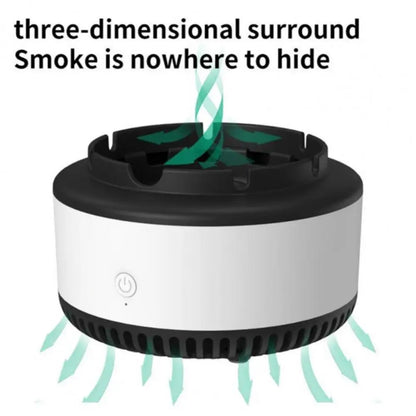 2PCS Anti-smoke Ashtray Air Purifier for Filtering Second-Hand Smoke From Cigarettes Remove Odor Smoking Accessories