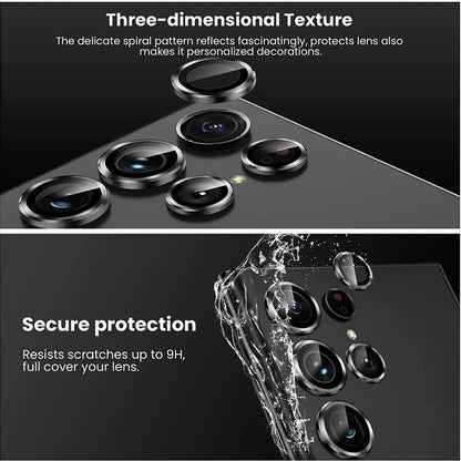 Camera Lens Protector Glass for Samsung S23 Ultra Plus Full Cover Lens Metal Protector Ring for Galaxy S22 Ultra Camera Film